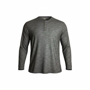 Haggar Mens Long Sleeve Performance Polo Golf Shirt Gray Blue Size XXL Pre-owned